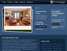 Tablet Screenshot of eat-street-flats.com